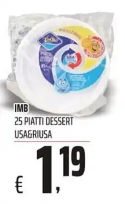 Coop IMB 25 PIATTI DESSERT USAGRIUSA offerta