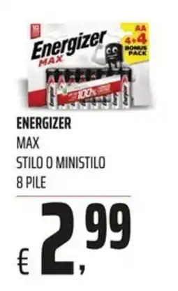 Coop Energizer MAX offerta