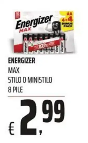 Coop Energizer MAX offerta