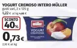 Coop YOGURT CREMOSO INTERO MÜLLER offerta