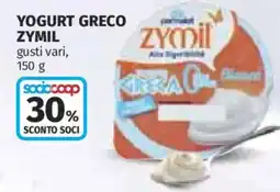 Coop Yogurt greco Zymil offerta