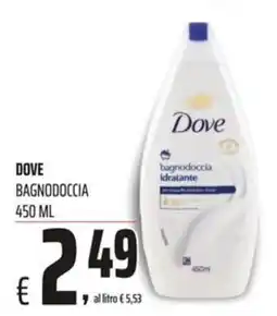 Coop Dove bagnodoccia idratante offerta