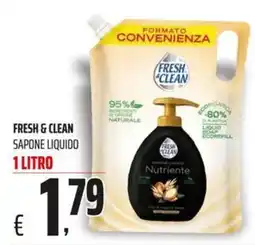 Coop Fresh & Clean Sapone Liquido Nutriente offerta