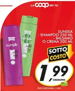 Coop Sunsilk offerta