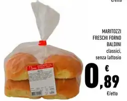 Conad Maritozzi freschi forno Baldini classici, senza lattosio offerta