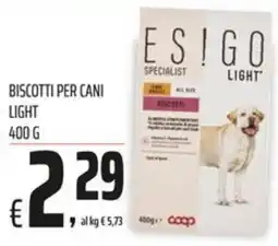 Coop ES!GO BISCOTTI LIGHT offerta