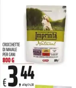 Coop Impronta Natural Crocchette di Maiale per Cani offerta