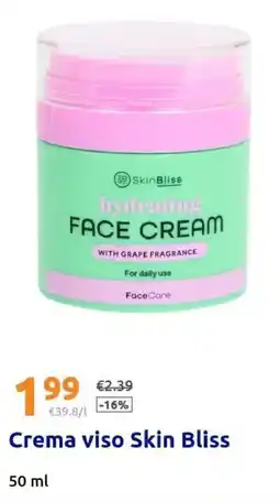 Action Crema viso Skin Bliss offerta