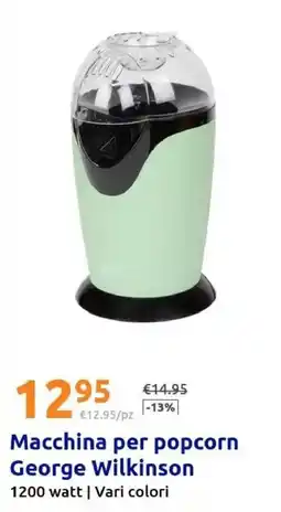 Action Macchina per popcorn George Wilkinson offerta