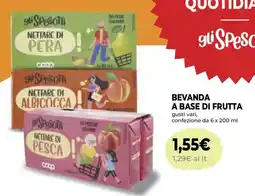 Coop gli Spesotti Nettare di Frutta offerta