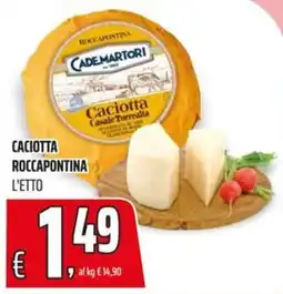 Coop Caciotta Roccapontina offerta