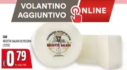 Coop Ricotta Salata di Pecora CAO offerta