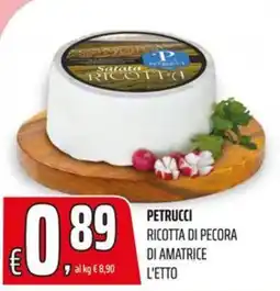 Coop PETRUCCI RICOTTA DI PECORA DI AMATRICE offerta