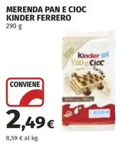 Coop MERENDA PAN E CIOC KINDER FERRERO offerta