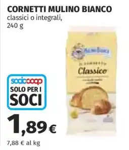 Coop Cornetti Mulino Bianco Classico offerta