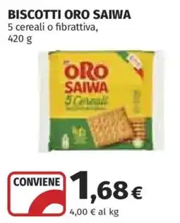 Coop Biscotti Oro Saiwa offerta