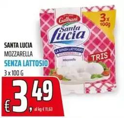 Coop Santa Lucia Mozzarella senza lattosio offerta