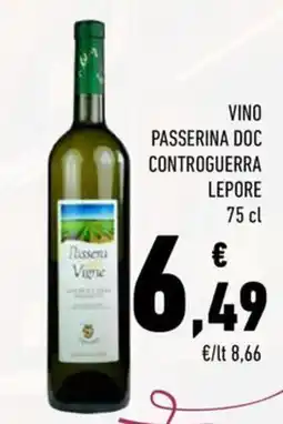 Conad Vino passerina doc controguerra Lepore offerta