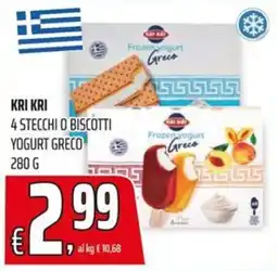 Coop KRI KRI Frozen yogurt Greco offerta