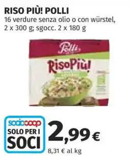 Coop Riso Più! Polli offerta