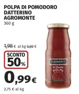 Coop Polpa di pomodoro Datterino Agromonte offerta