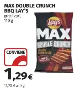 Coop MAX DOUBLE CRUNCH BBQ LAY'S offerta