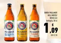 Conad Birra Paulaner Weissbier 0.0 offerta
