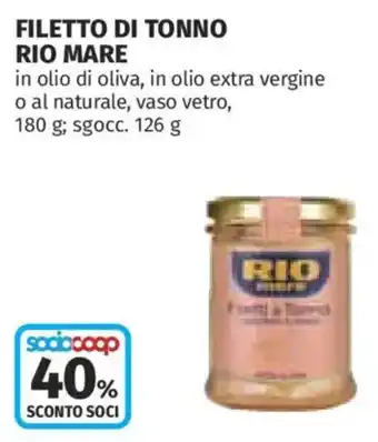 Filetto di tonno Rio Mare