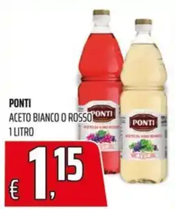 Coop Aceto bianco o rosso Ponti offerta