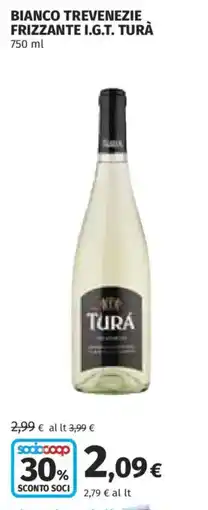 Coop BIANCO TREVENEZIE FRIZZANTE I.G.T. TURÀ offerta