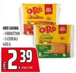 Coop ORO SAIWA FIBRATTIVA 5 CEREALI offerta