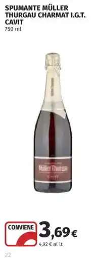 Coop Spumante Müller Thurgau Charmat I.G.T. Cavit offerta