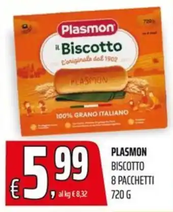 Coop Plasmon Biscotto offerta