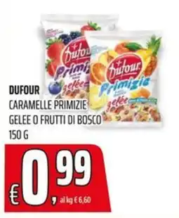 Coop Dufour Caramelle Primizie Gelee o Frutti di Bosco offerta
