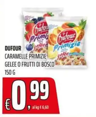 Coop Dufour Caramelle Primizie Gelee o Frutti di Bosco offerta