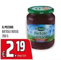 Coop IL PICCHIO Bietole Rosse offerta