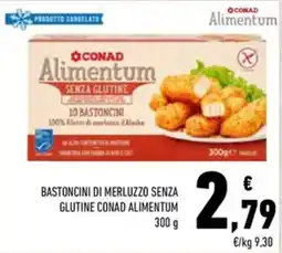 Conad Bastoncini di merluzzo senza glutine CONAD Alimentum offerta