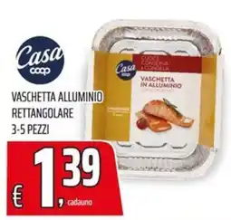 Coop Casa coop Vaschetta alluminio rettangolare offerta
