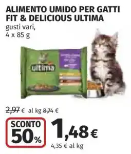 Coop ALIMENTO UMIDO PER GATTI FIT & DELICIOUS ULTIMA offerta