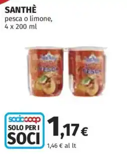 Coop SANTHÈ pesca o limone offerta