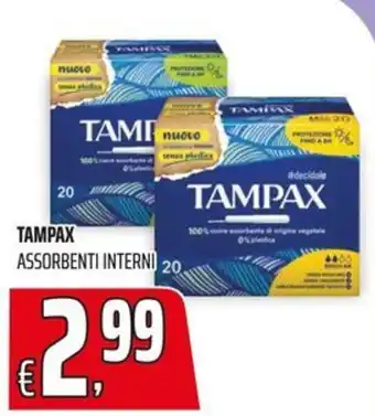 Coop TAMPAX ASSORBENTI INTERNI offerta