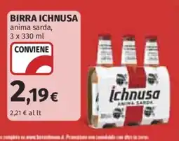 Coop Birra Ichnusa anima sarda offerta