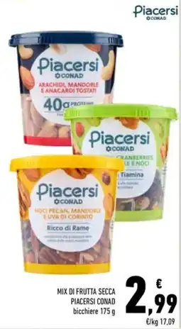 Conad MIX DI FRUTTA SECCA PIACERSI CONAD offerta
