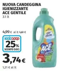 Coop Candeggina igienizzante Ace Gentile offerta