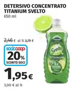 Coop Detersivo concentrato Titanium Svelto offerta