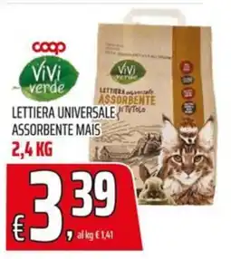 Coop Lettiera universale assorbente mais offerta