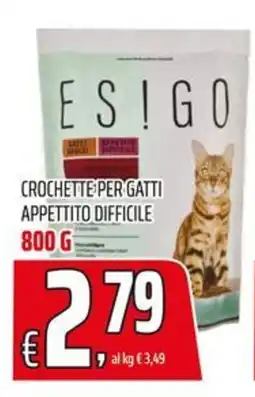 Coop ES!GO CROCHETTE PER GATTI APPETITTO DIFFICILE offerta