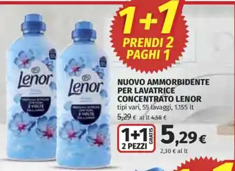 NUOVO AMMORBIDENTE PER LAVATRICE CONCENTRATO LENOR