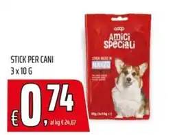 Coop Amici Speciali Stick per cani offerta