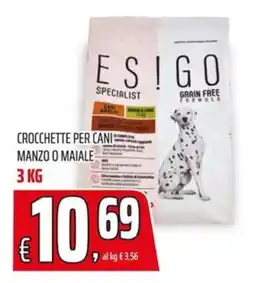 Coop ES!GO CROCCETTE PER CANI MANZO O MAIALE offerta